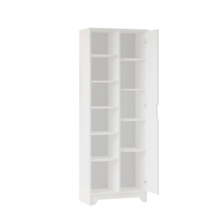 Hanah Home Armario Multiusos LIB2-W Blanco